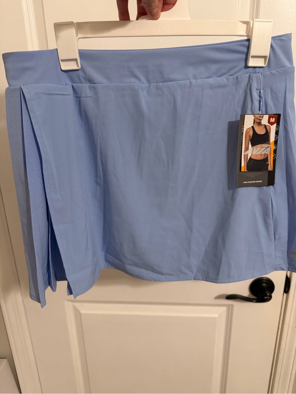 Avia Light Blue Athletic Skort with Side Slit